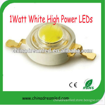 Cheapest pirce 1w high power led 110-120lm white 6000k/4000k/3000k